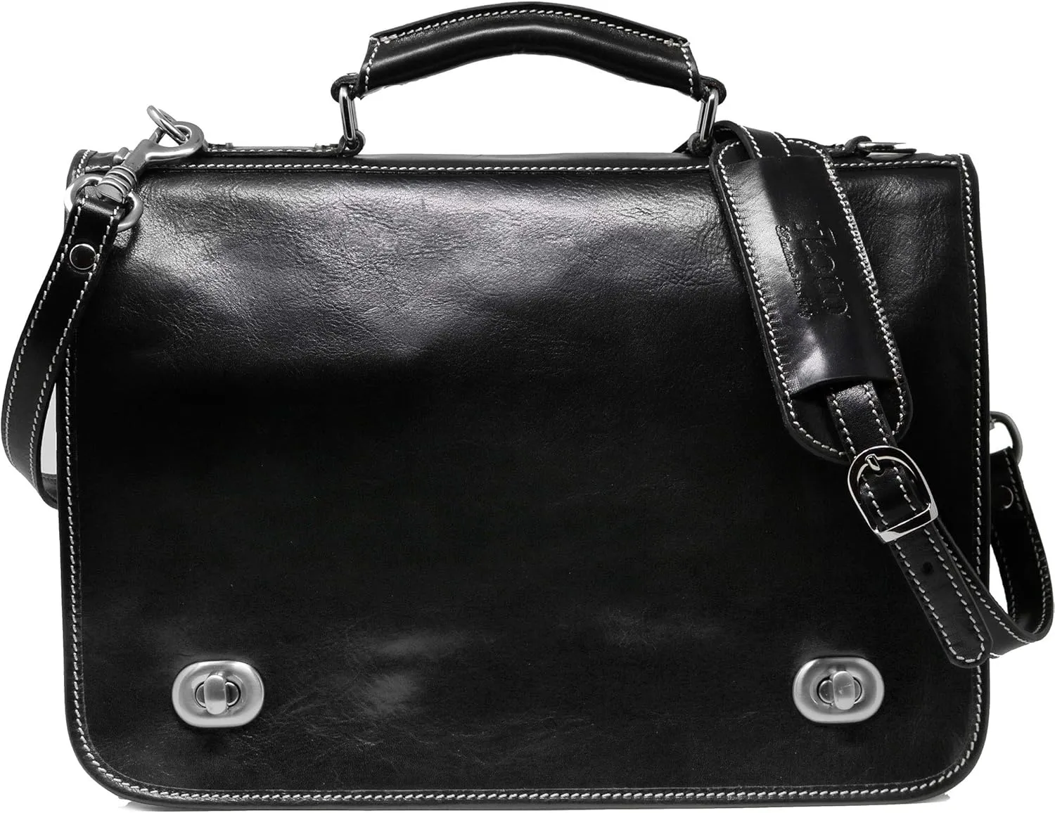 Floto Luggage Roma Messenger Bag, Black, One Size