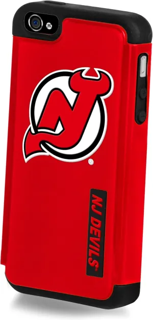 FOCO Forever Collectibles NHL Dual Hybrid iPhone 4/4S Rugged Case - Retail Packaging - New Jersey Devils