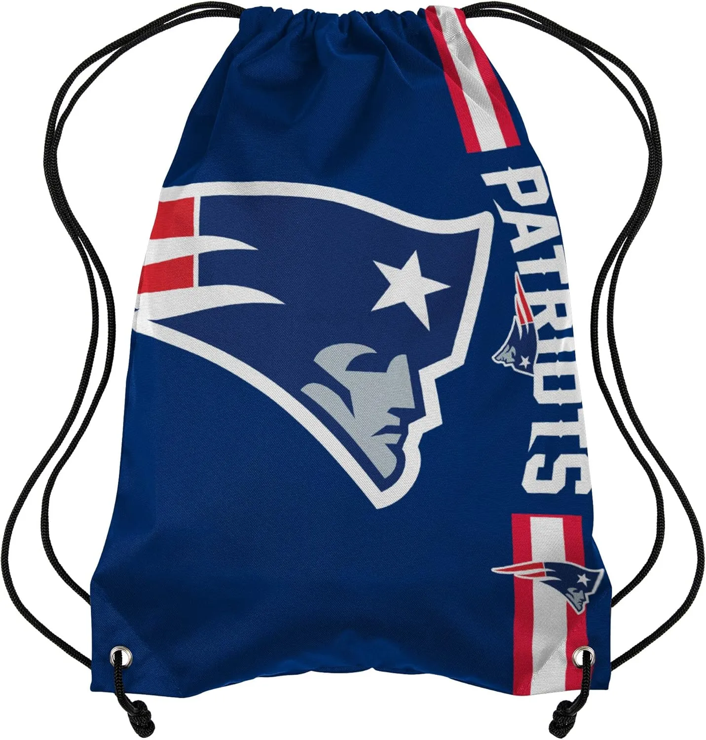 FOCO New England Patriots NFL Big Logo Drawstring Backpack