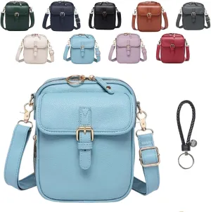 Forcipower Crossbody Bag,Collaboraten1 Leather Small Crossbody Bag for Women Men, Mini Messenger Shoulder Handbag