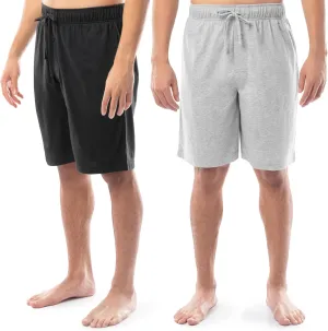 Fruit of the Loom Men's 2-Pack Jersey Knit Sleep Pajama Shorts