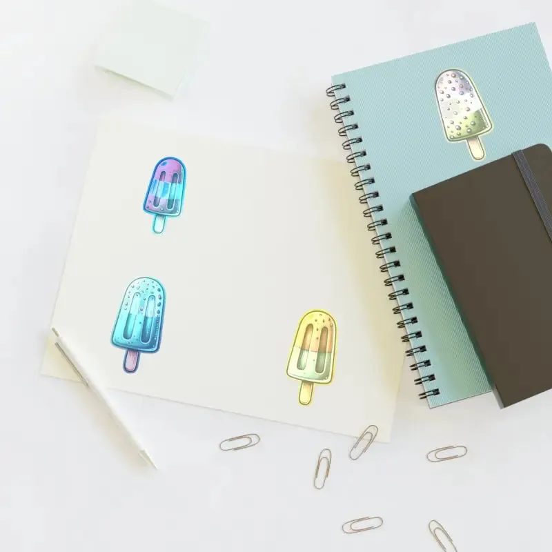 Fun Style with Colorful Popsicles Sticker Sheets