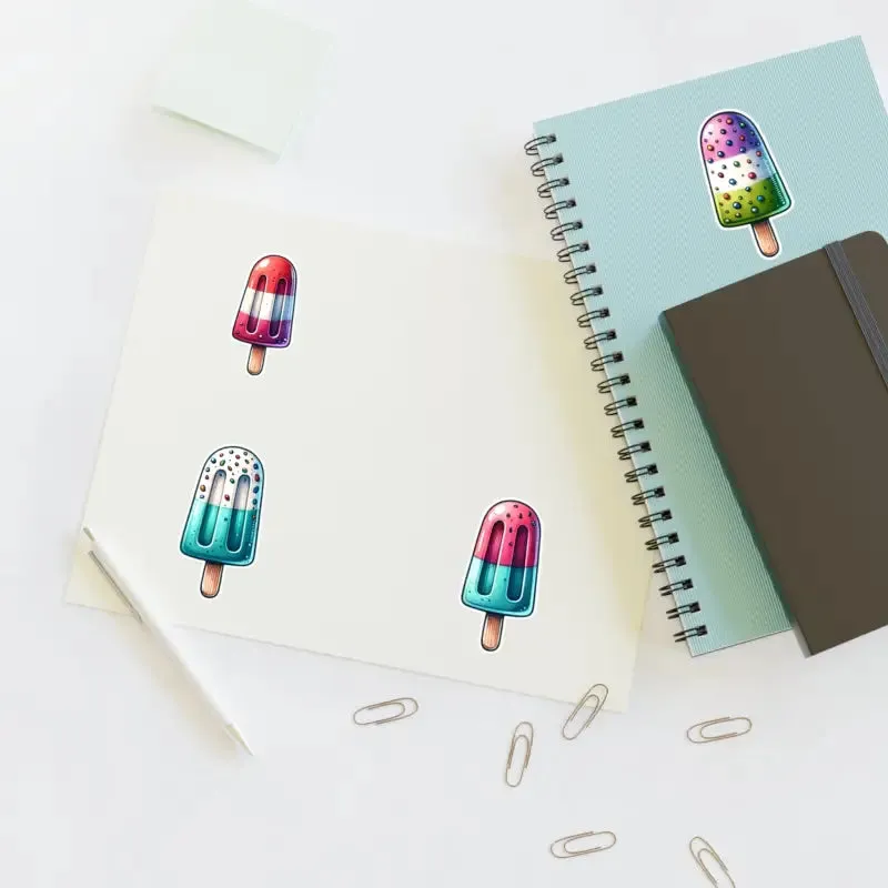 Fun Style with Colorful Popsicles Sticker Sheets