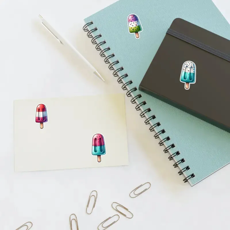Fun Style with Colorful Popsicles Sticker Sheets