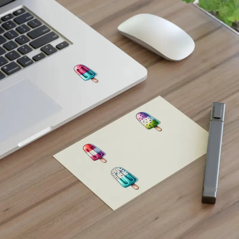 Fun Style with Colorful Popsicles Sticker Sheets