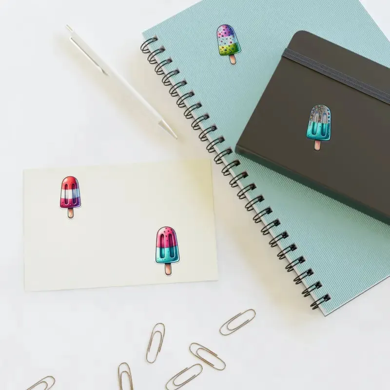 Fun Style with Colorful Popsicles Sticker Sheets