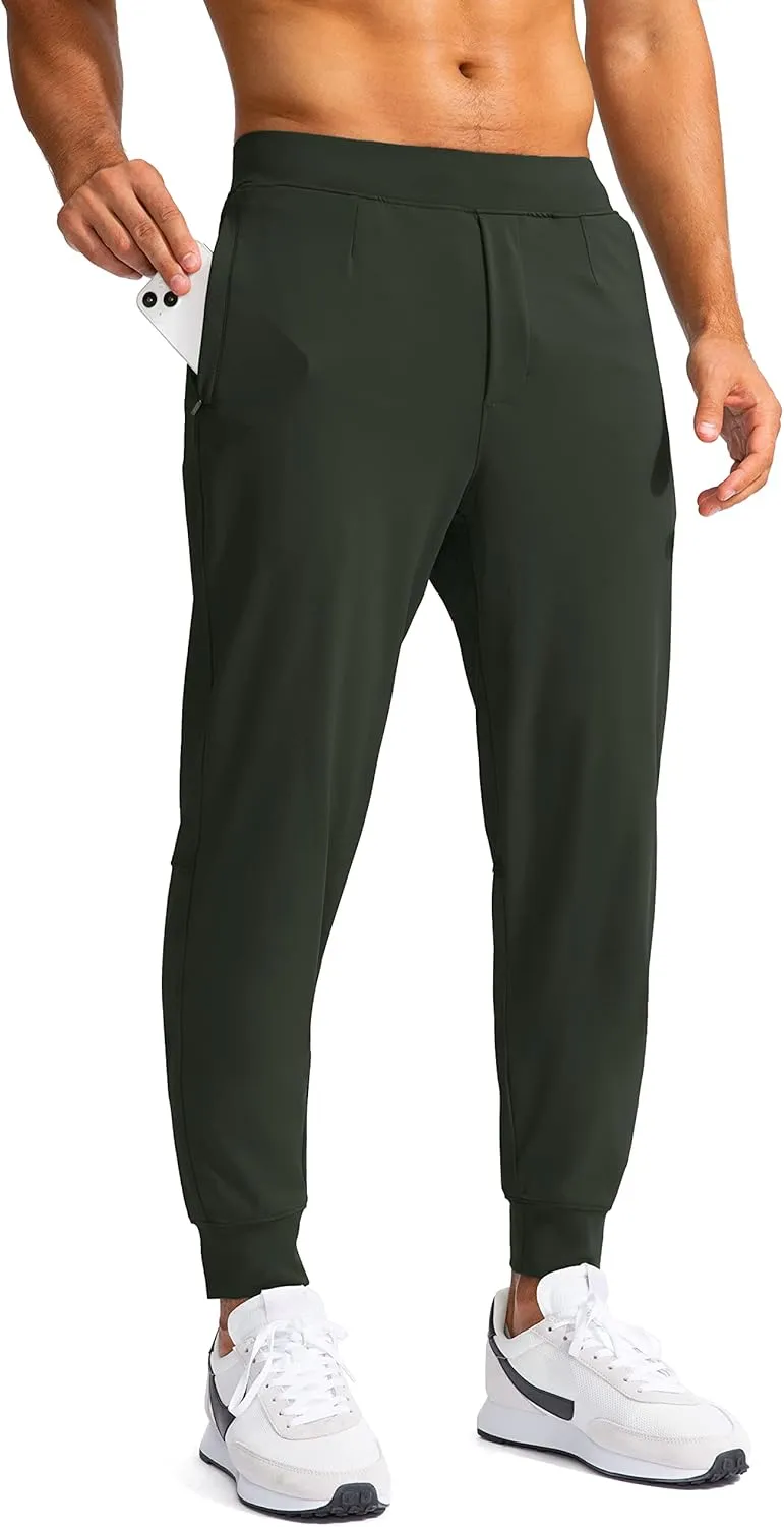 G Gradual Men's Golf Joggers Pants with Zipper Pockets Stretch Sweatpants Slim Fit Track Pants Joggers for Men Work Running