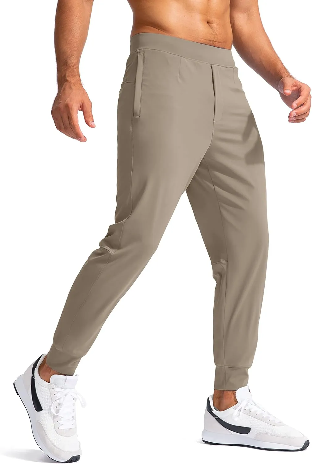 G Gradual Men's Golf Joggers Pants with Zipper Pockets Stretch Sweatpants Slim Fit Track Pants Joggers for Men Work Running