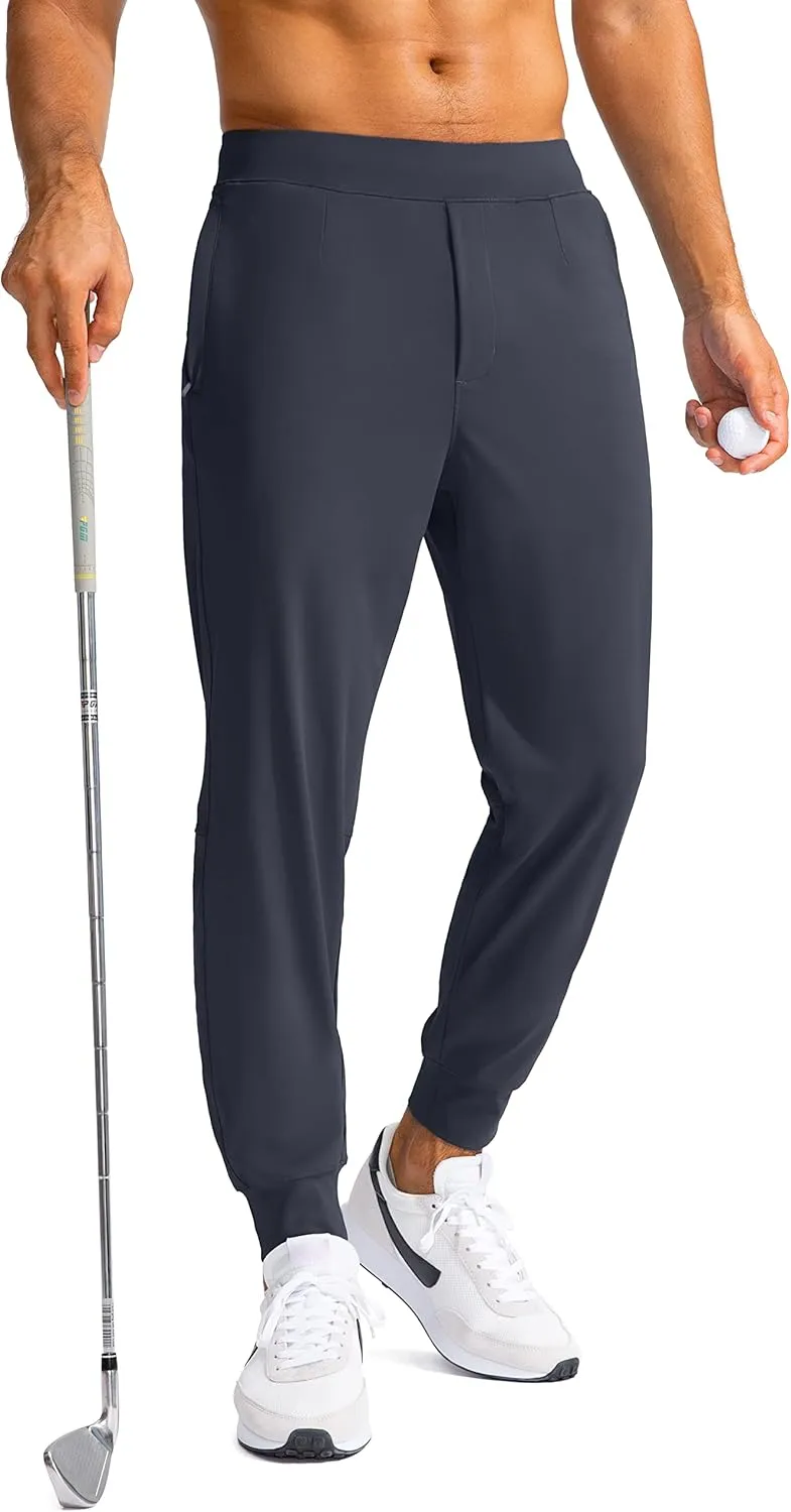 G Gradual Men's Golf Joggers Pants with Zipper Pockets Stretch Sweatpants Slim Fit Track Pants Joggers for Men Work Running