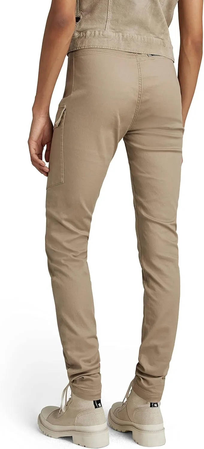 G-STAR Women's Kafey High Rise Skinny Fit Cargo Pants