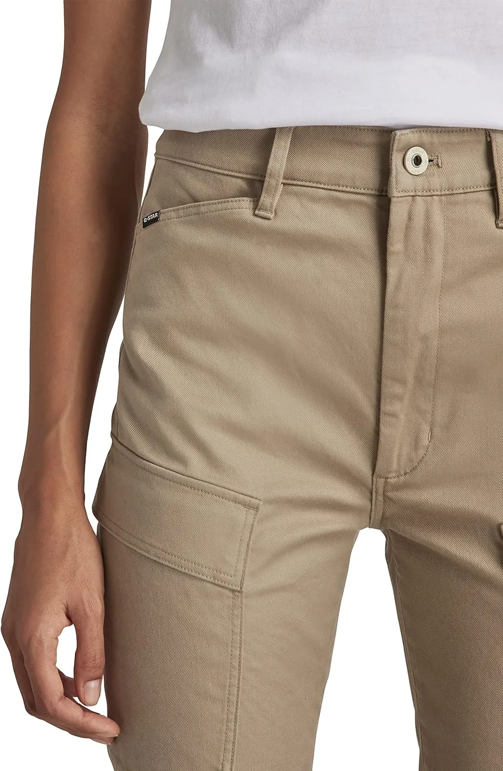 G-STAR Women's Kafey High Rise Skinny Fit Cargo Pants