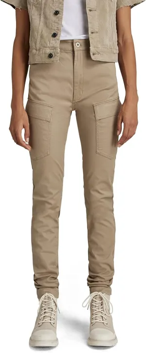 G-STAR Women's Kafey High Rise Skinny Fit Cargo Pants