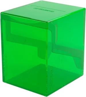 Gamegenic Bastion 100  XL Deck Box - Compact, Secure, and Perfectly Organized for Your Trading Cards! Safely Protects 100  Double-Sleeved Cards, Green Color, Made