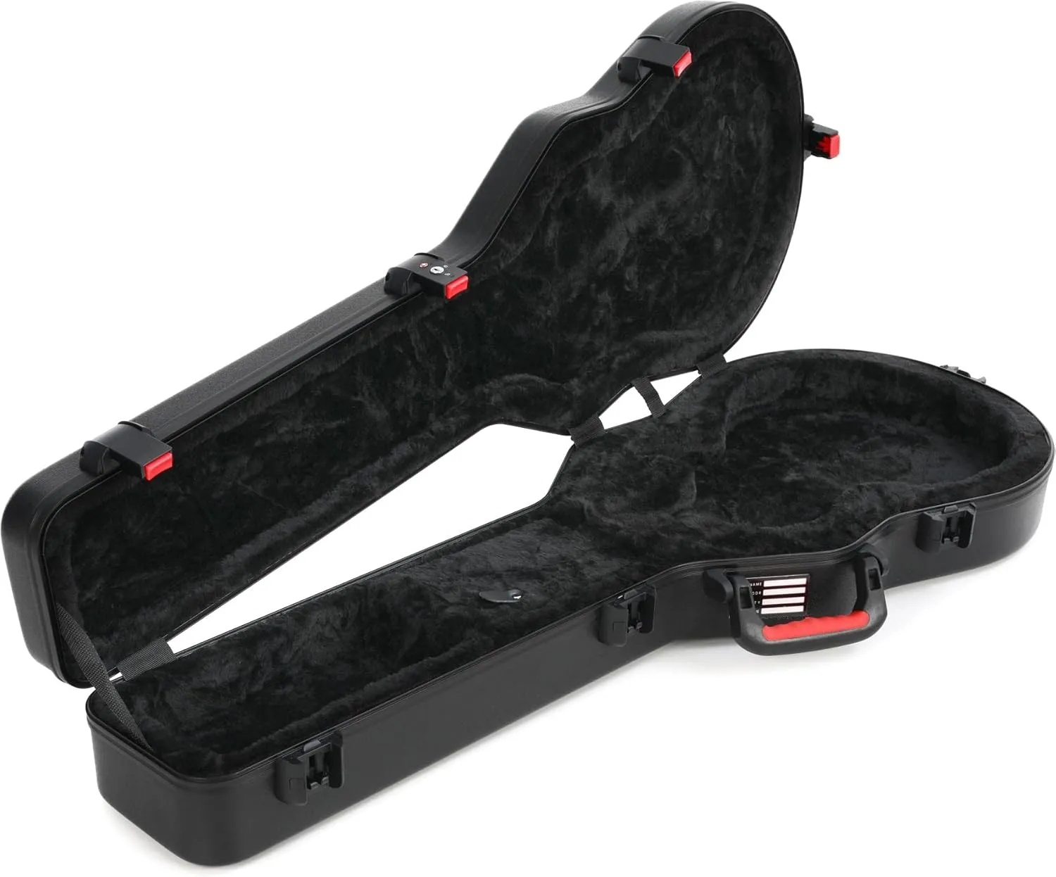 Gator Cases Molded Flight Case for Les Paul Electric Guitar with TSA Approved Locking Latch, (GTSA-GTRLPS)