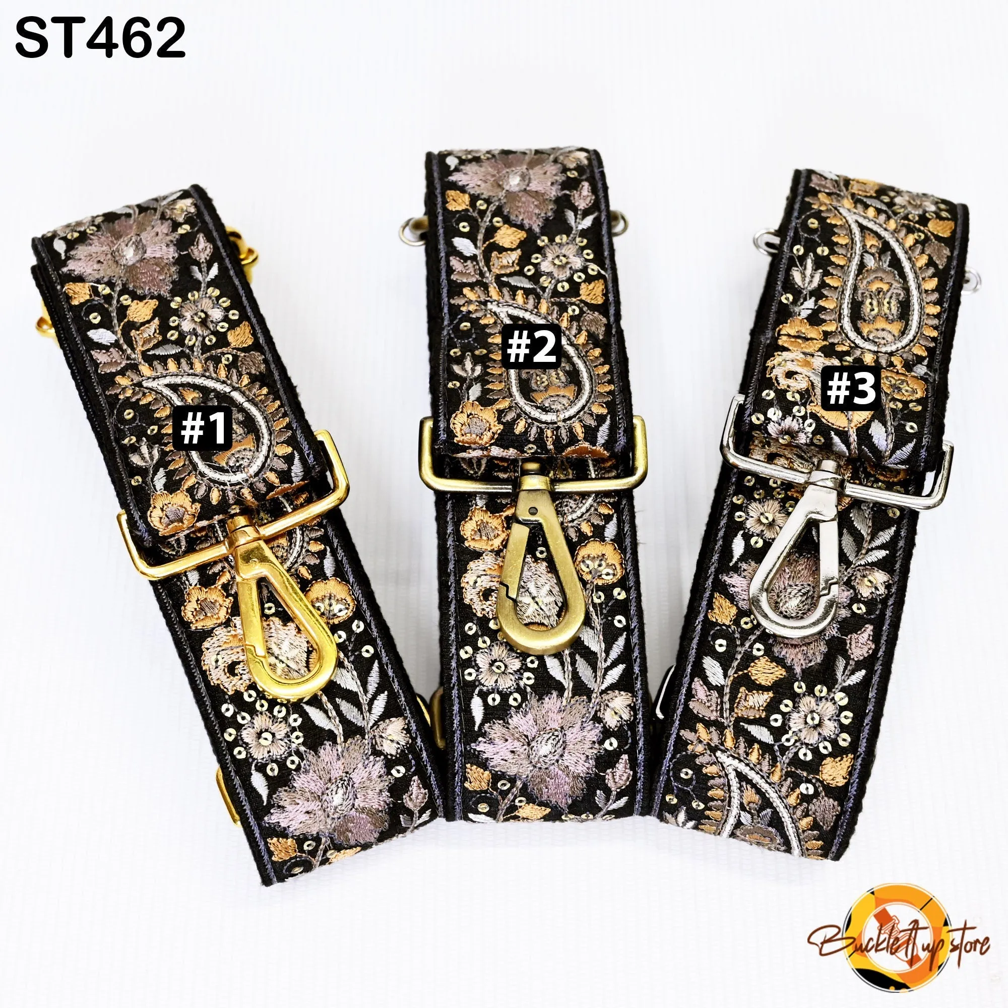 Gift Wife Embroidered Purse Strap Crossbody Strap for Purses Handbag Boho Bag Strap Floral Embroidery Replacement Strap Boho Guitar Strap