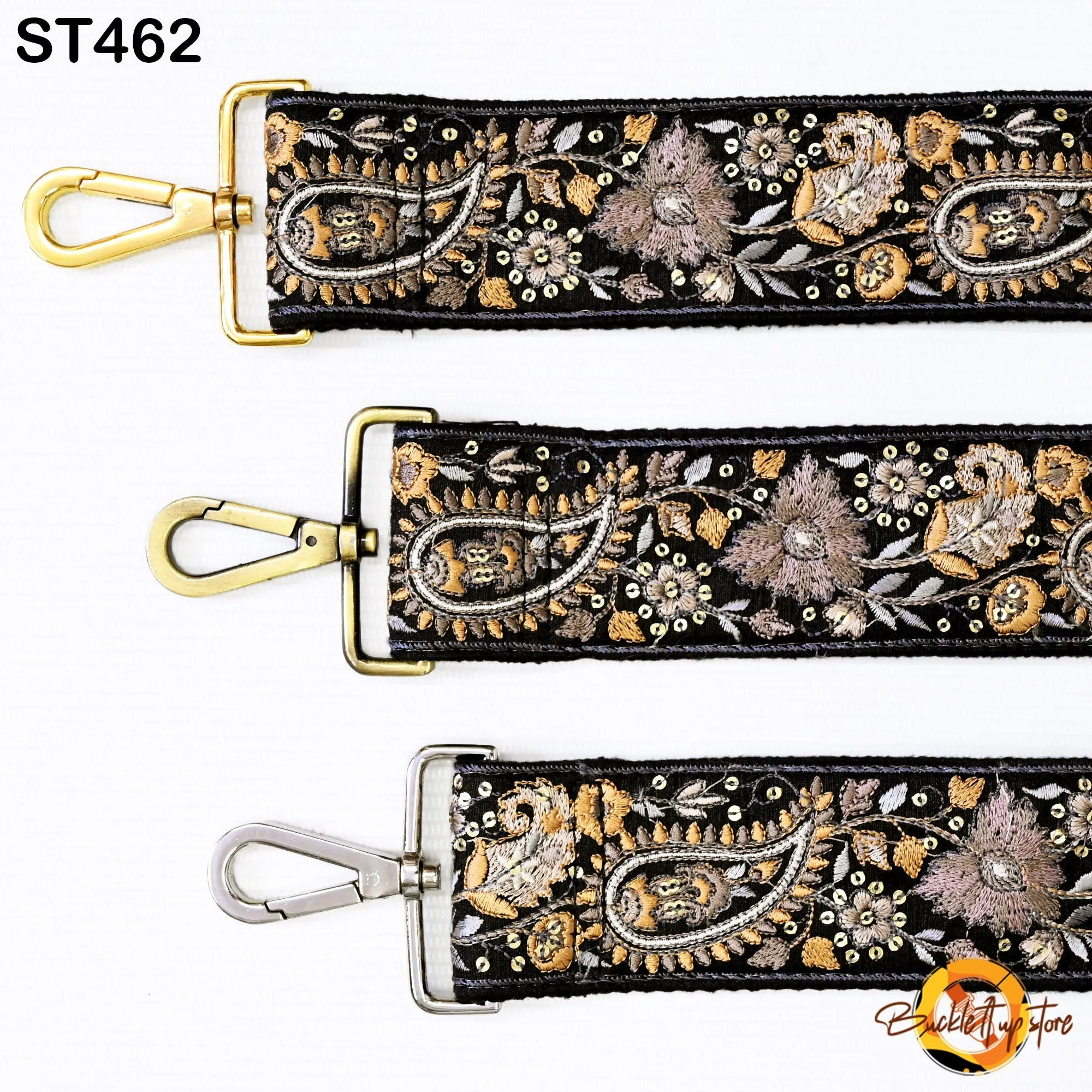 Gift Wife Embroidered Purse Strap Crossbody Strap for Purses Handbag Boho Bag Strap Floral Embroidery Replacement Strap Boho Guitar Strap