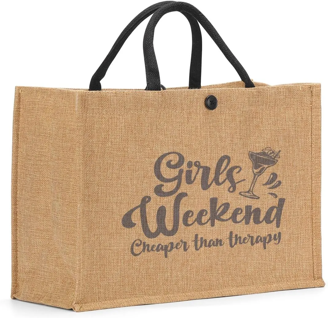Girls Trip Gifts Tote Bag for Women's Weekend & Beach Trips