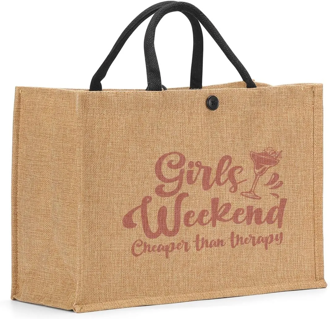 Girls Trip Gifts Tote Bag for Women's Weekend & Beach Trips