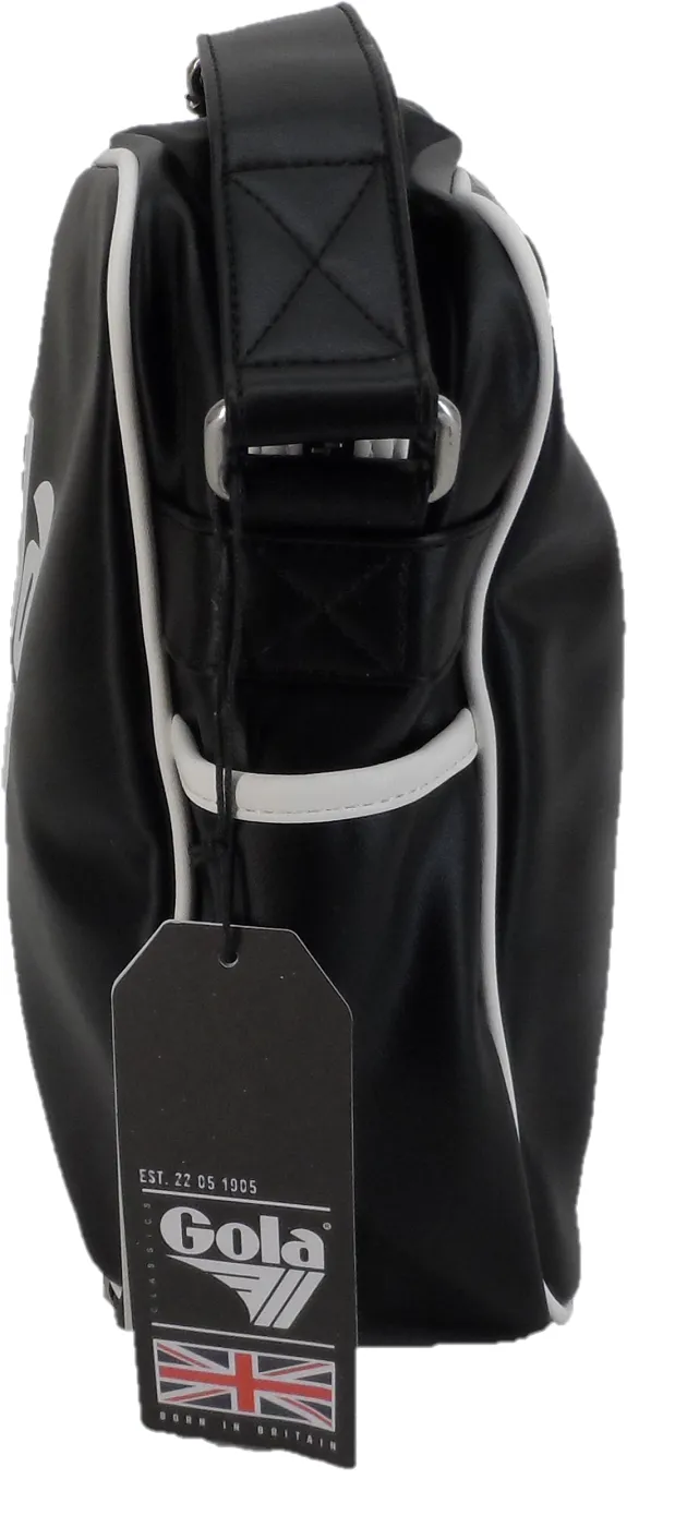 Gola Classic Retro Black/White Messenger Bag