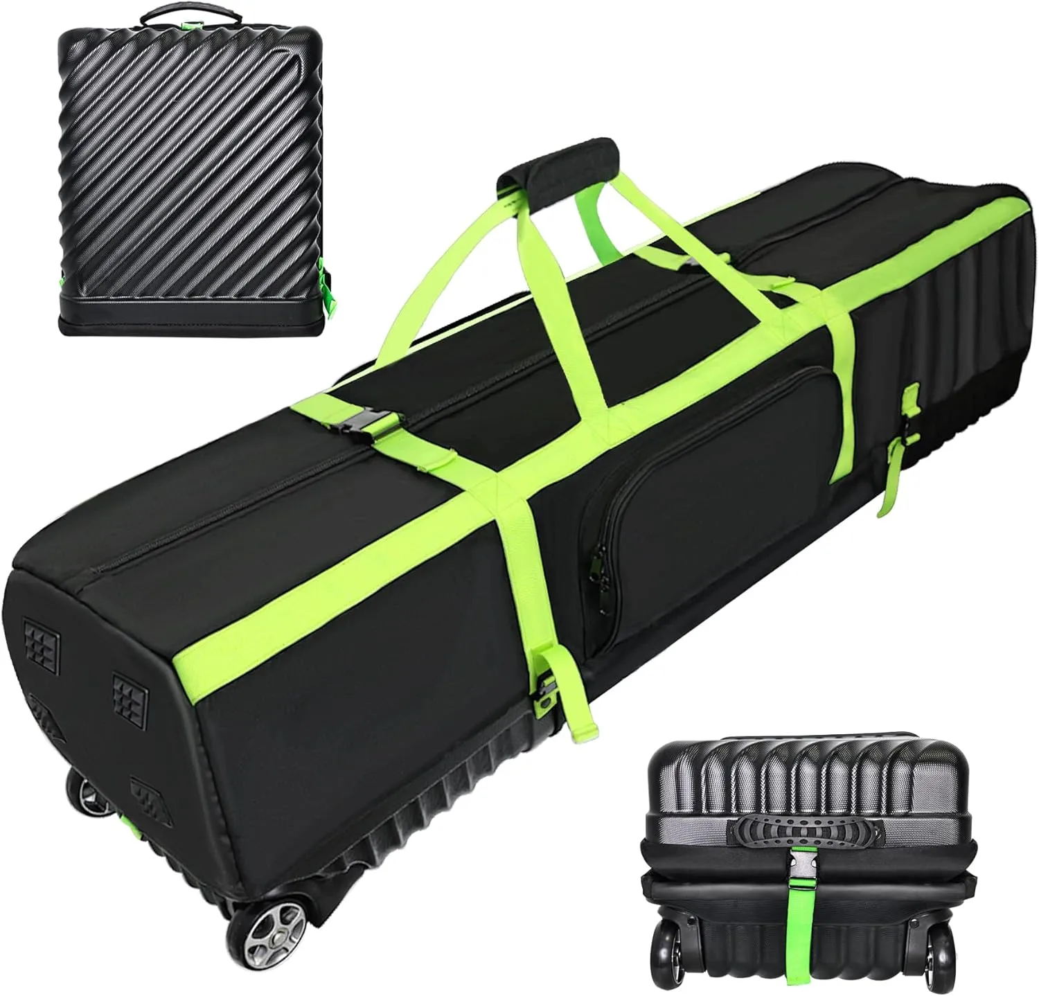 Golf Travel Bag Kube Golf Travel Cover for Airlines Ultra-Portable Foldable & Easy to Carry Hard Golf Travel Case with Wheels Perfect for Traveling & Storing Say Goodbye to Bulky Bags!