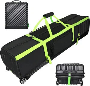 Golf Travel Bag Kube Golf Travel Cover for Airlines Ultra-Portable Foldable & Easy to Carry Hard Golf Travel Case with Wheels Perfect for Traveling & Storing Say Goodbye to Bulky Bags!