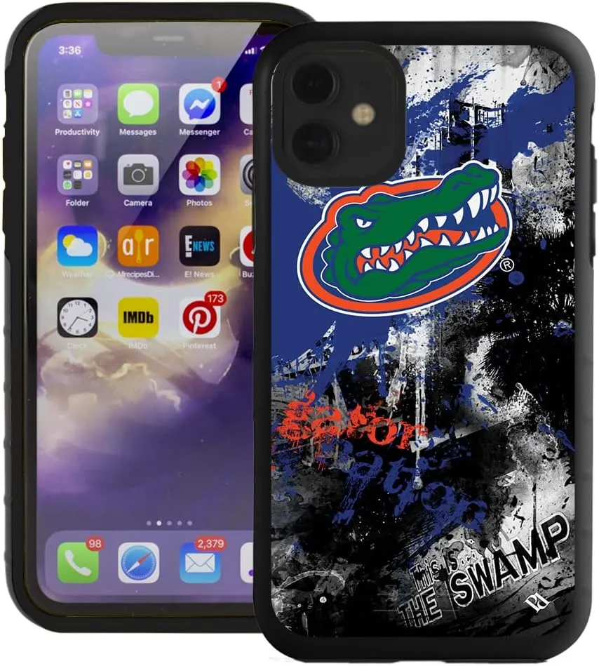 Guard Dog Case Compatible with iPhone 11 - Military Grade - Rugged Two Piece Protection - Collegiate Licensed - Florida Gators - by Paulson Designs