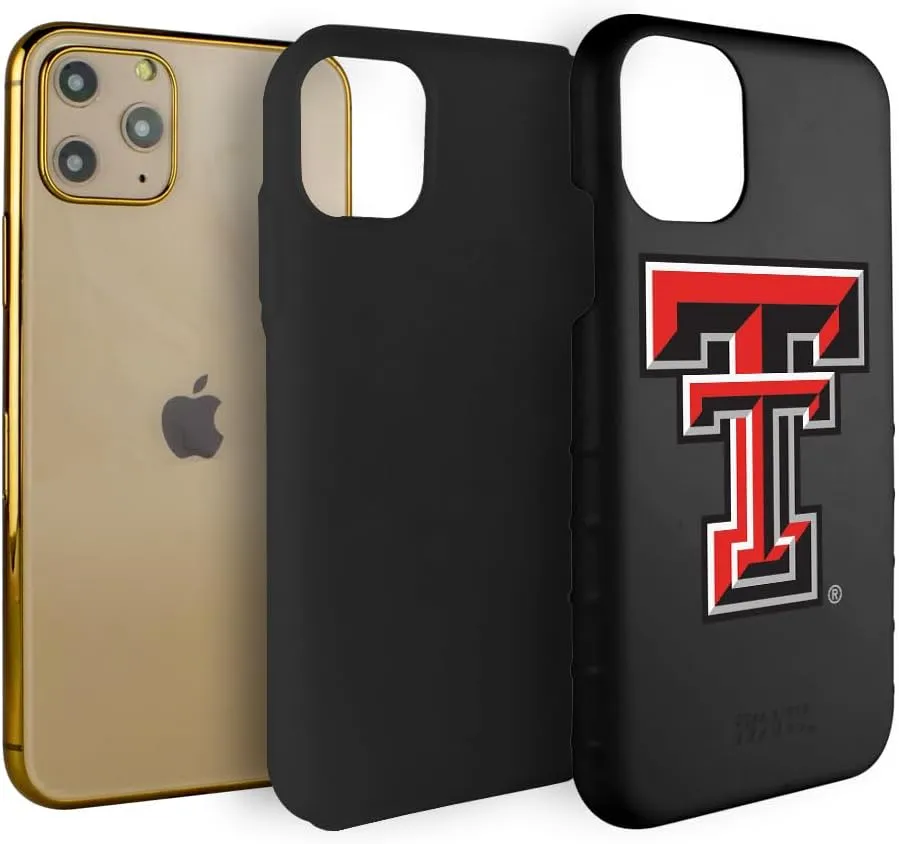 Guard Dog Case Compatible with iPhone 11 Pro Max - Military Grade - Rugged Two Piece Protection - Collegiate Licensed - Texas Tech Red Raiders - Logo