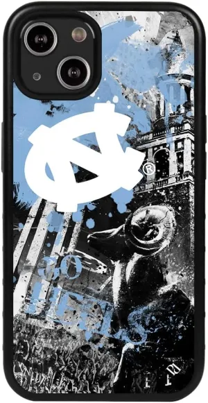 Guard Dog Case Compatible with iPhone 14 - Military Grade - Rugged Two Piece Protection - Collegiate Licensed - North Carolina Tar Heels - by Paulson Designs