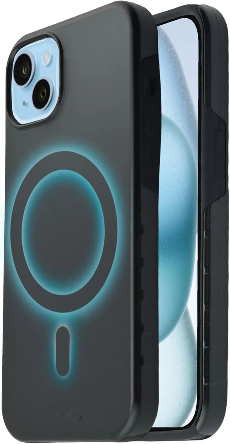 Guard Dog Case Compatible with iPhone 15 Plus - Compatible with MagSafe - Military Grade - Rugged Two Piece Protection - Collegiate Licensed - Georgia Bulldogs - by Paulson Designs