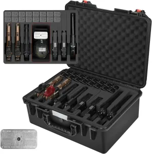 Gun Pistol Case for Mutil Handguns - Holds Multiple Hand Guns Case & Magazines, Pre-cut Waterproof TSA Carrying Case for Pistols, Storage Box for Beretta, for Smith and Wesson, for Glock, for Revolver