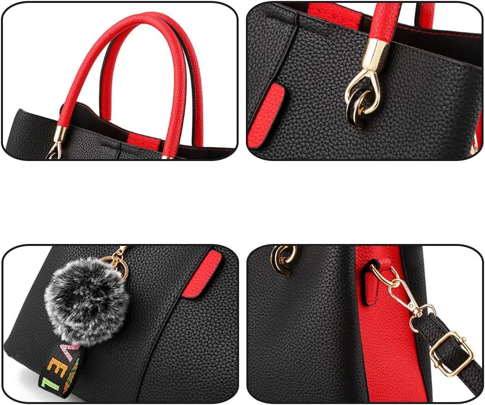 Handbag Fashion Ladies Tote Bag PU Leather Crossbody Bags Messenger Bag