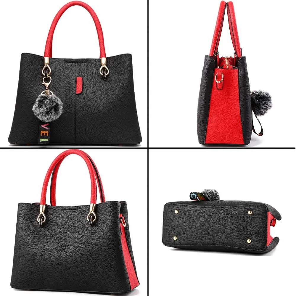 Handbag Fashion Ladies Tote Bag PU Leather Crossbody Bags Messenger Bag
