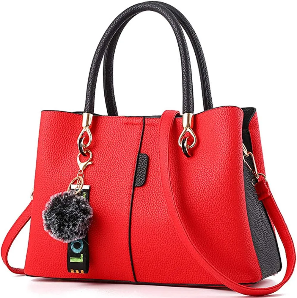 Handbag Fashion Ladies Tote Bag PU Leather Crossbody Bags Messenger Bag