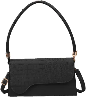 Handbags For Women Shoulder Bag Flap Alligator Grid Pu Leather Crossbody Bags Fashion Lady Messenger Bags