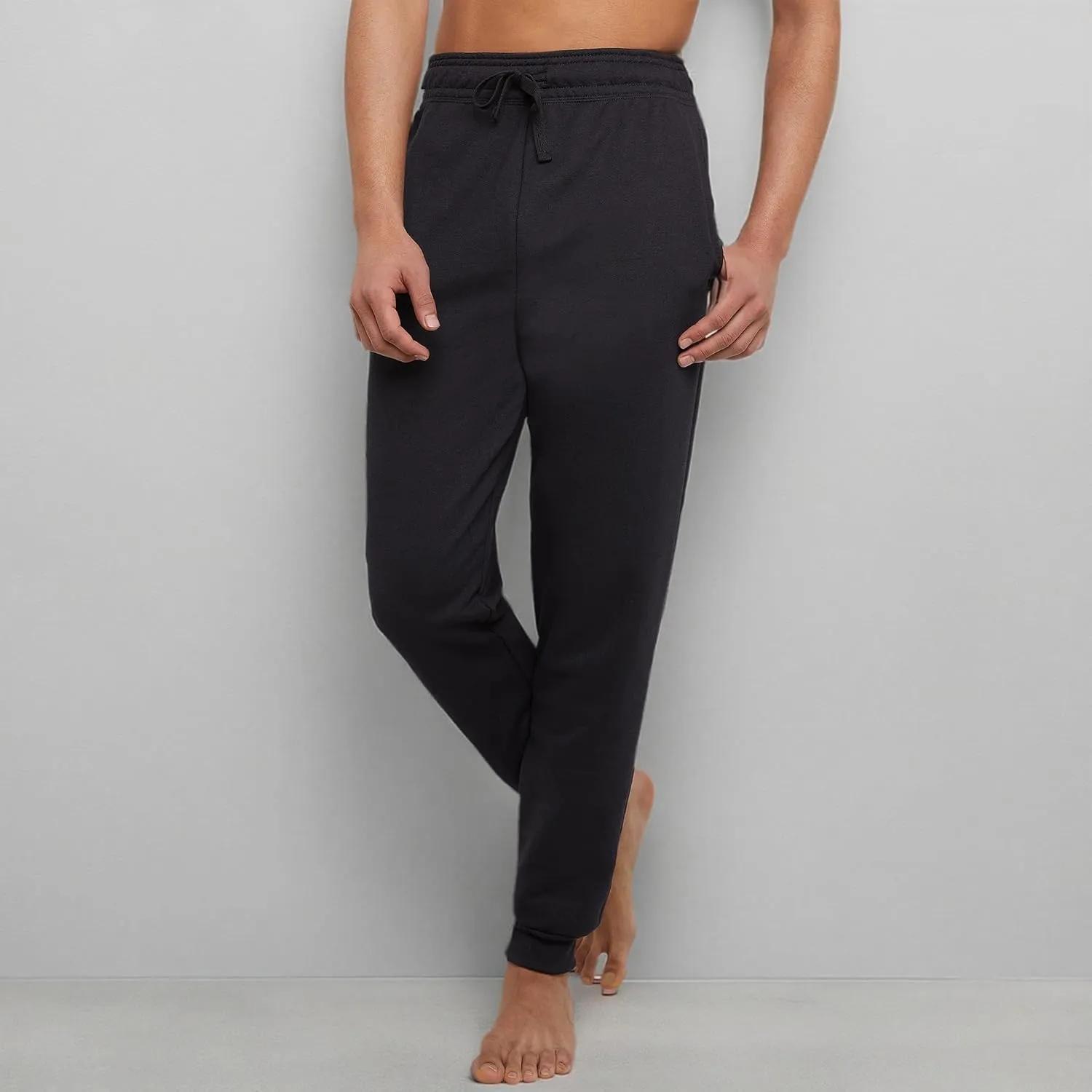Hanes EcoSmart Jogger Sweatpants, Men's Midweight Fleece Lounge Pants, 30.5"