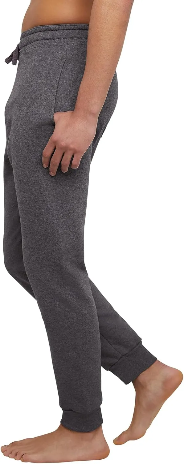 Hanes Men's Ecosmart Jogger Sweatpants, Men's Midweight Fleece Lounge Pants, 30.5