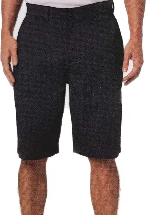 Hang Ten Men's Walkshort, 2-Way Stretch Fabric, Stretch Comfort Waistband (Meteorite, 36)