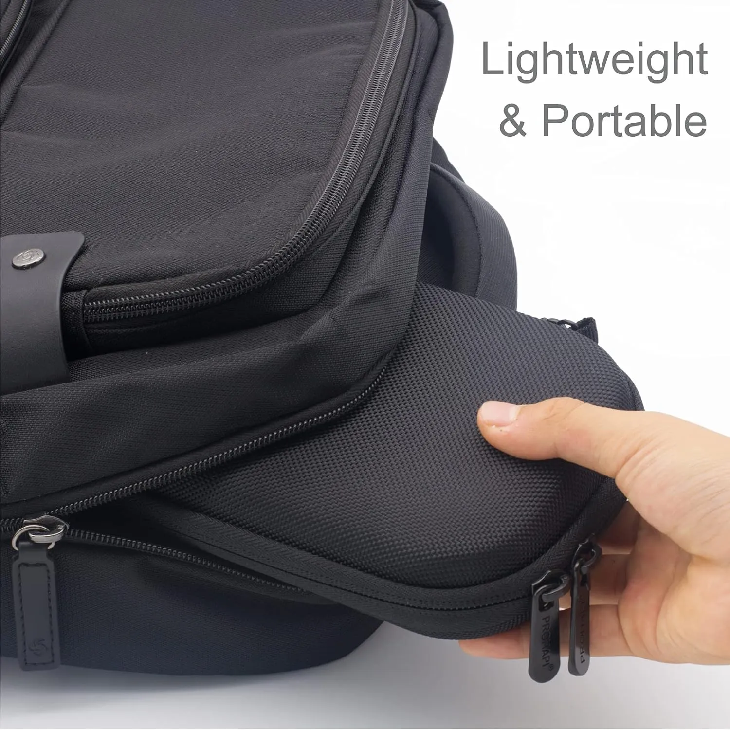 Hard Stethoscope Case, Lightweight Thin Stethoscope Holder Storage Pouch for Littmann Classic III, Lightweight II S.E, Cardiology IV, MDF Acoustica Deluxe Stethoscopes (Black)