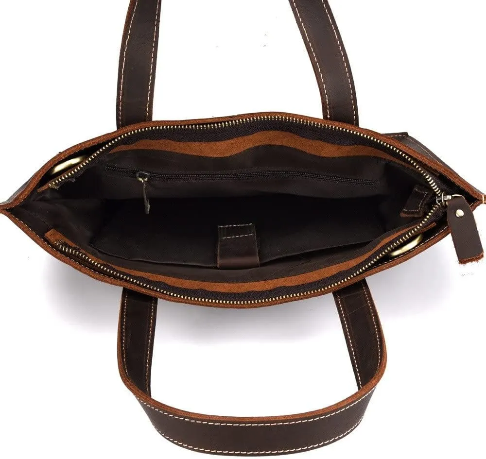 HBJWOV European and American Fashion Handbag Business Briefcase Shoulder Diagonal Bag Computer Bag