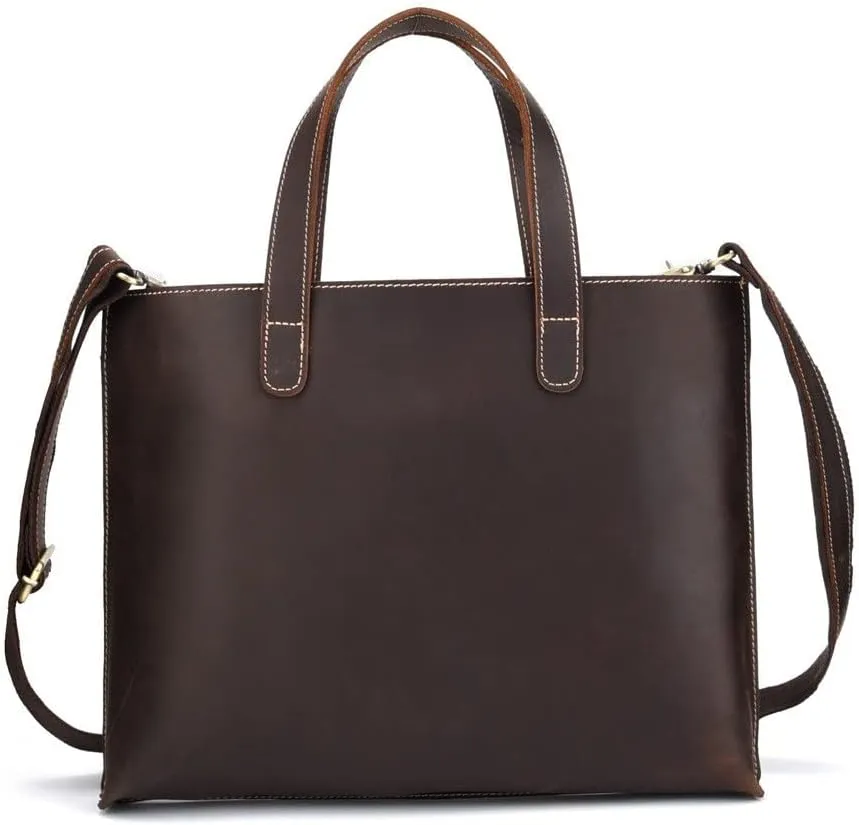HBJWOV European and American Fashion Handbag Business Briefcase Shoulder Diagonal Bag Computer Bag