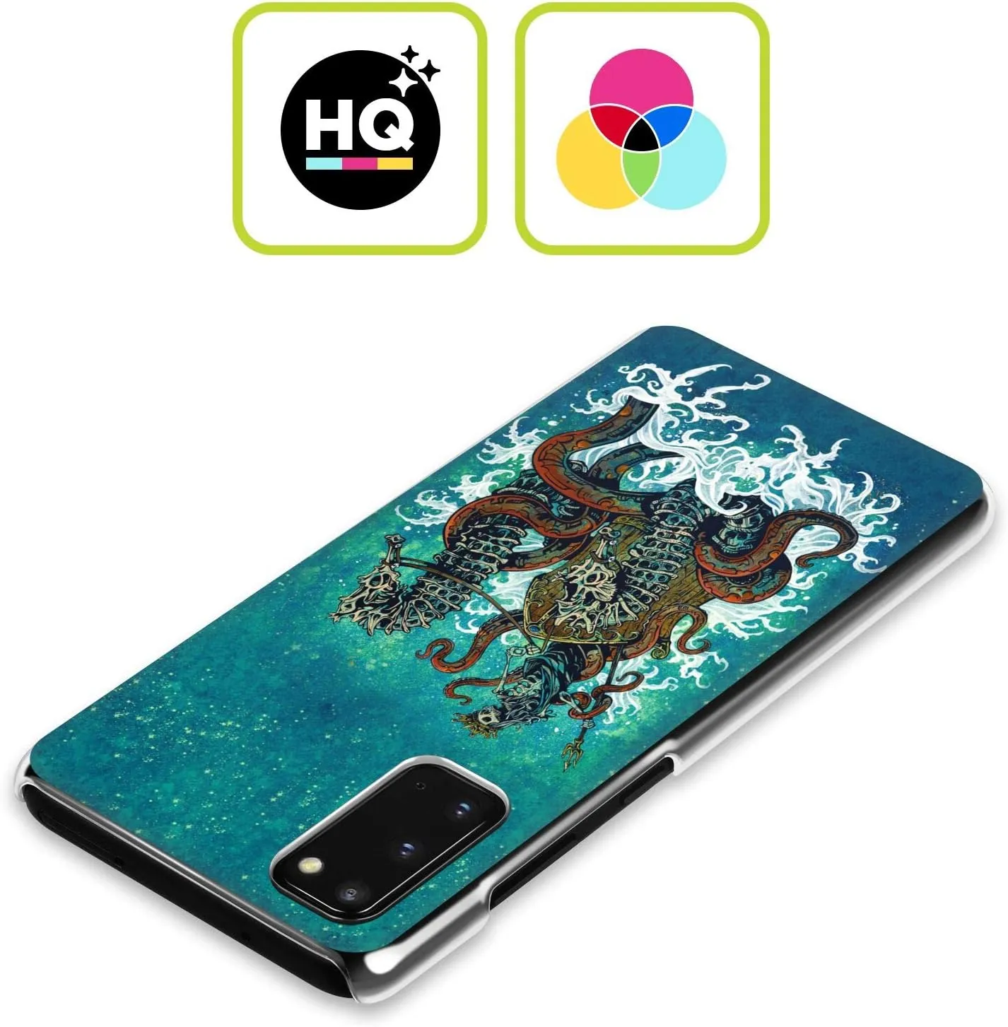 Head Case Designs Officially Licensed David Lozeau Neptune Nautical Skeleton Grunge Hard Back Case Compatible with Samsung Galaxy A15