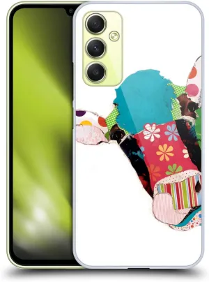 Head Case Designs Officially Licensed Michel Keck Cow Animals Hard Back Case Compatible with Samsung Galaxy A34 5G