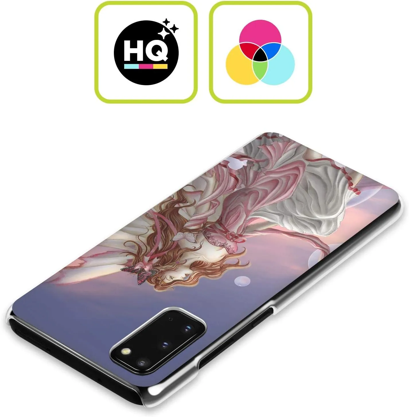 Head Case Designs Officially Licensed Nene Thomas Daybreak Pink Fairy Bubbles Hard Back Case Compatible with Samsung Galaxy S22  5G