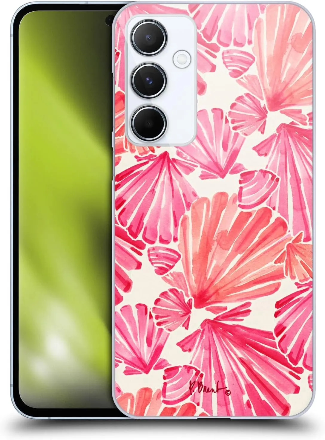 Head Case Designs Officially Licensed Paul Brent Scallop Coastal Hard Back Case Compatible with Samsung Galaxy A55 5G