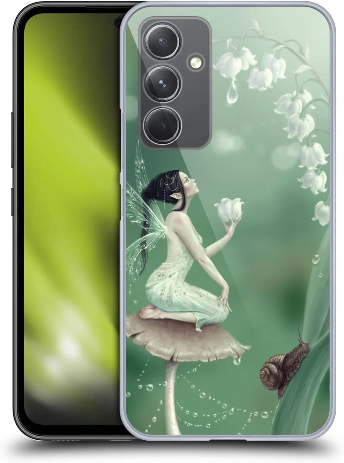 Head Case Designs Officially Licensed Rachel Anderson Lily of The Valley Pixies Hard Back Case Compatible with Samsung Galaxy A54 5G