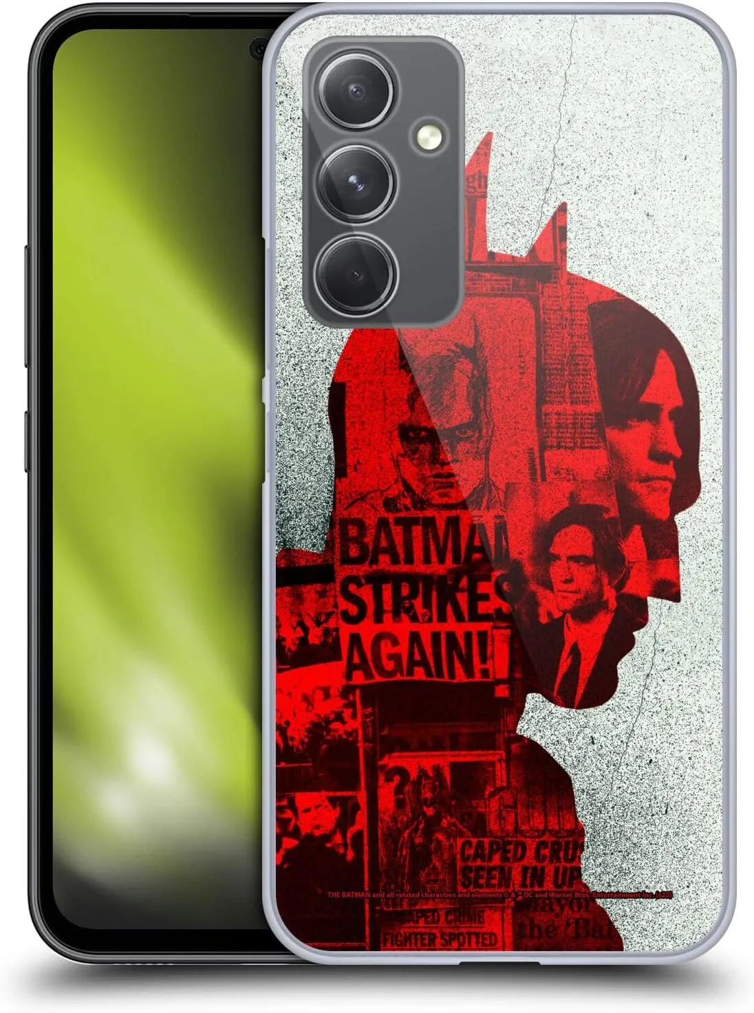 Head Case Designs Officially Licensed The Batman Collage Neo-Noir Graphics Hard Back Case Compatible with Samsung Galaxy A54 5G