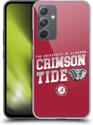 Head Case Designs Officially Licensed University of Alabama UA Crimson Tide Hard Back Case Compatible with Samsung Galaxy A54 5G