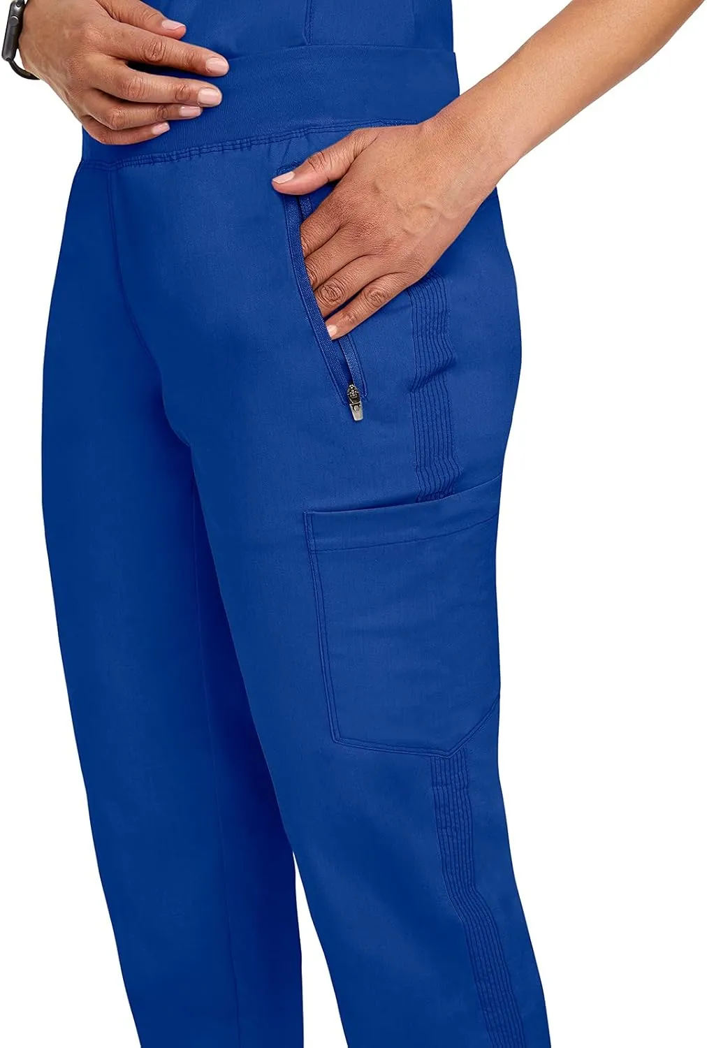 Healing Hands 6 Pocket Scrubs Pants for Women Purple Label Womens 9141 Toni Drawstring Scrub Pant Soft Comfortable Fabric