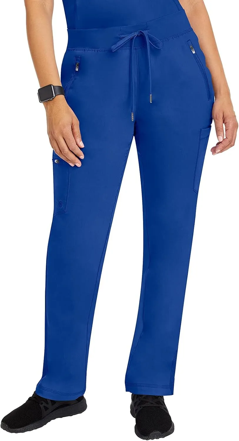 Healing Hands 6 Pocket Scrubs Pants for Women Purple Label Womens 9141 Toni Drawstring Scrub Pant Soft Comfortable Fabric