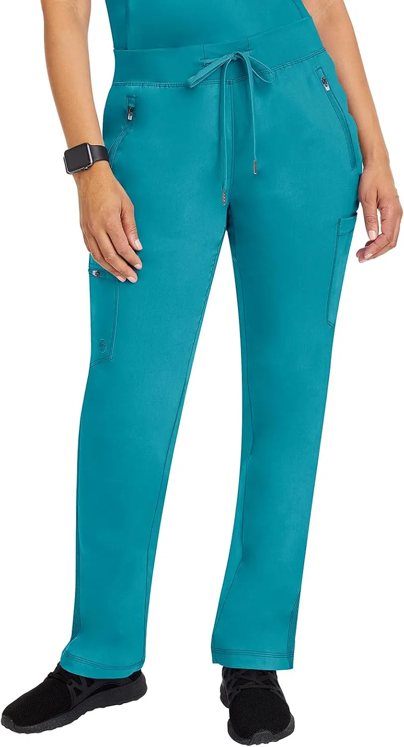 Healing Hands 6 Pocket Scrubs Pants for Women Purple Label Womens 9141 Toni Drawstring Scrub Pant Soft Comfortable Fabric